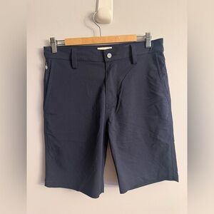 tasc Performance Men’s Tailored Bamboo-Blend Shorts – Navy (30)